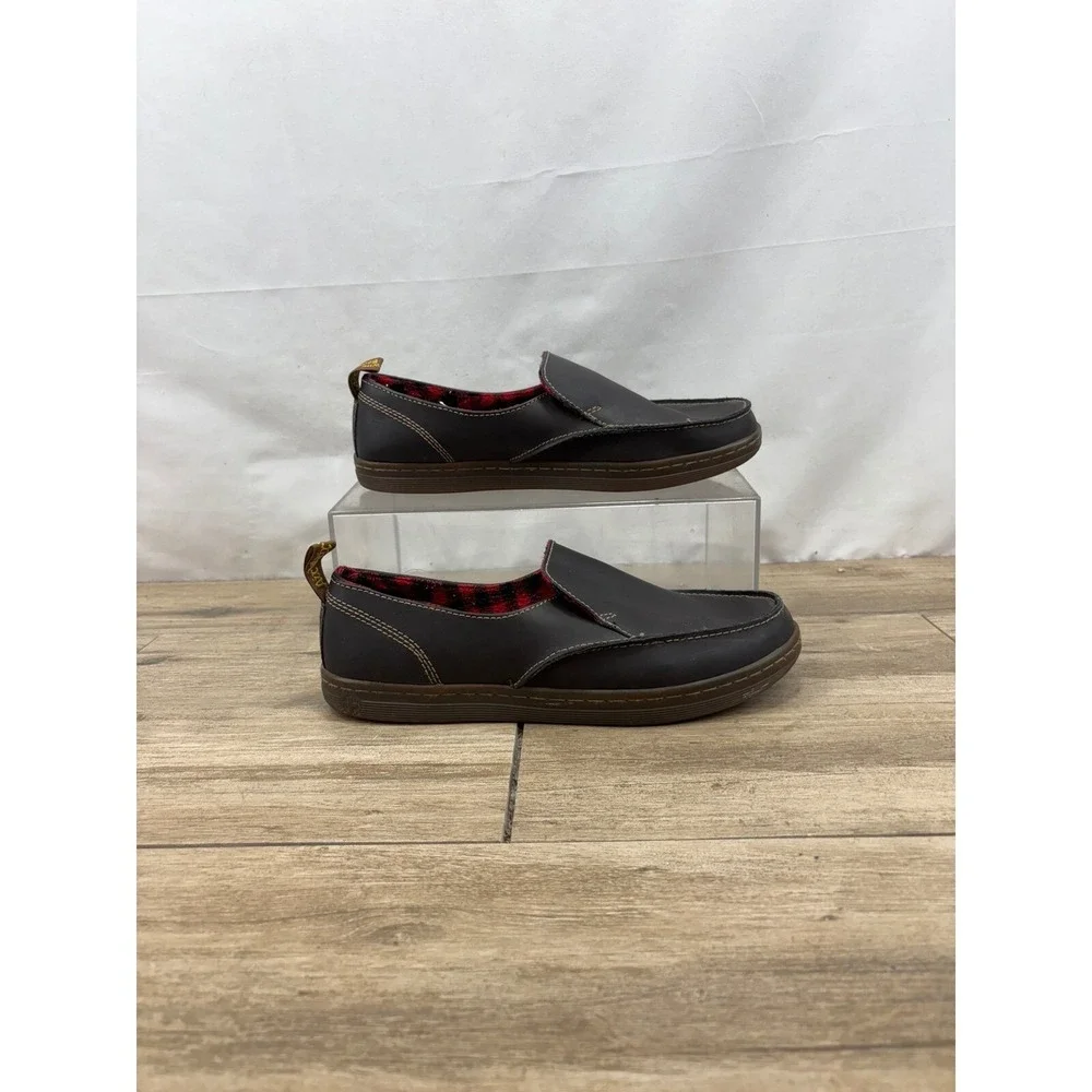 Dr. Martens Reid Black slip-on Moccasins mens‎ 11 US slipper loafer